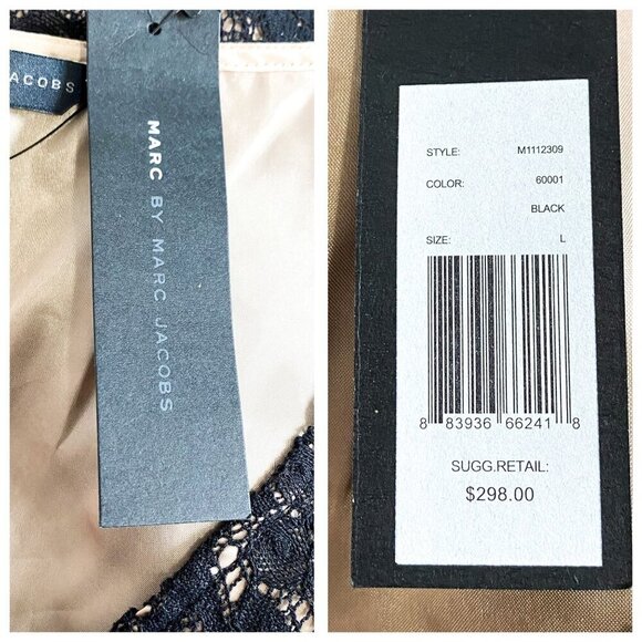 Marc by Marc Jacobs Lace Dress, Size L, New with tag - Picture 5 of 14